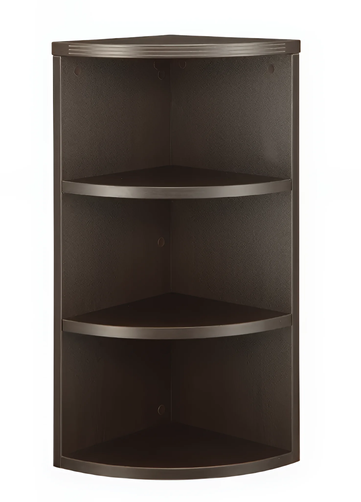15in x 15in Quarter Round Bookcase 36in H by WFB Designs in Espresso