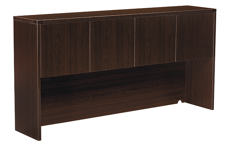 72in Hutch with Wood Doors by WFB Designs