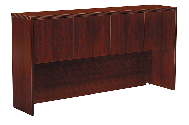 66in Hutch with Wood Doors by WFB Designs