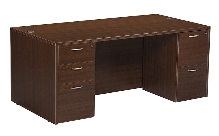 72in x 30in Double Pedestal Desk by WFB Designs