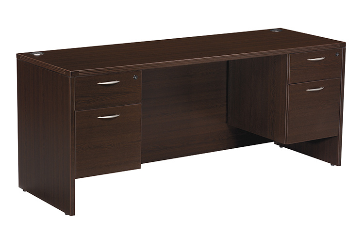 72in x 30in Double Hanging Pedestal Desk by WFB Designs