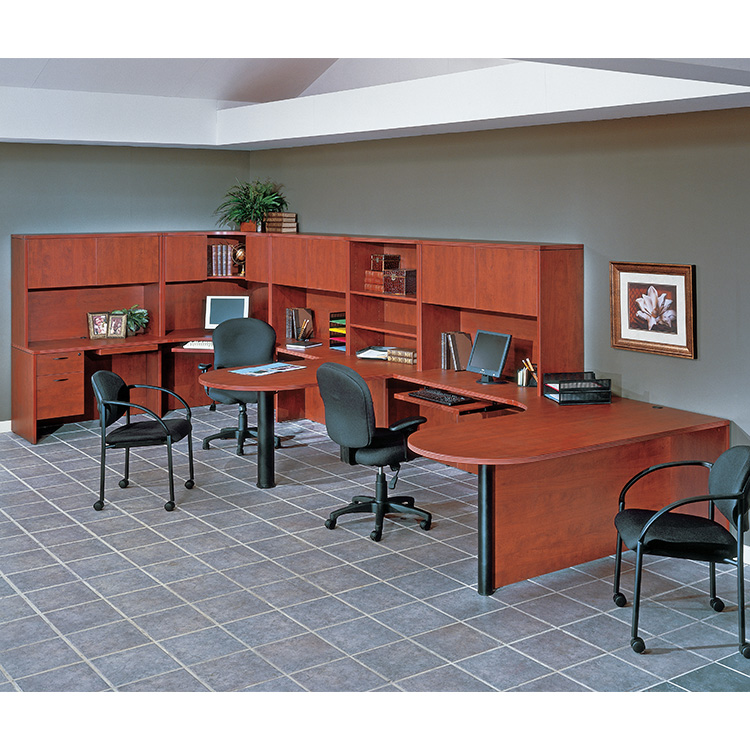 Multi-User Corner Desk Suite by WFB Designs