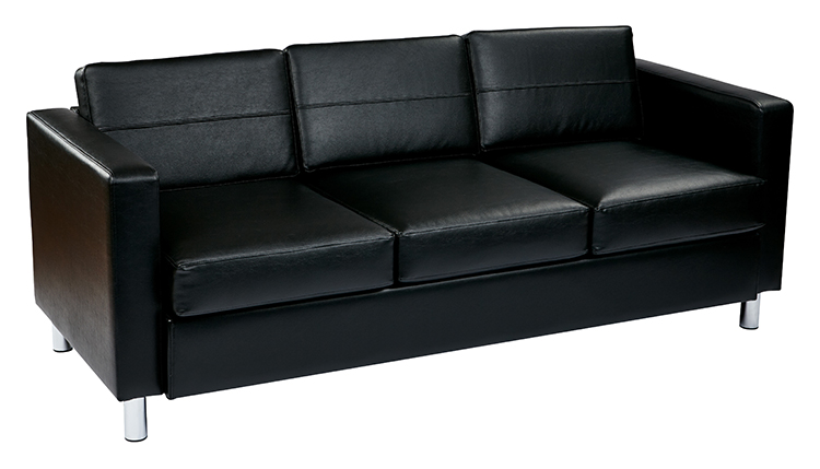 Sofa in Essential Vinyl Upholstery by WFB Designs