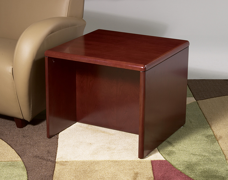 Wood Veneer End Table by WFB Designs