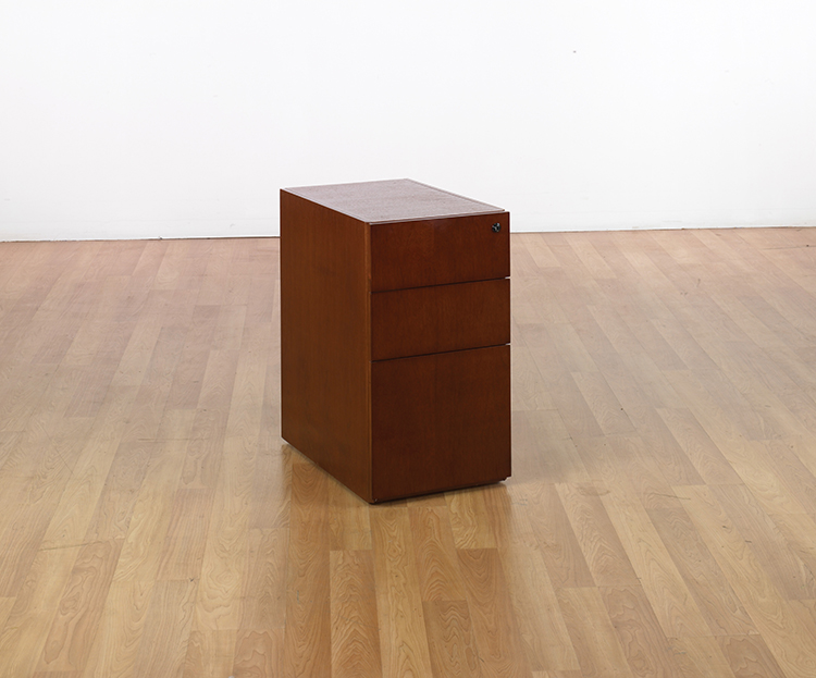 24in D Box Box File Under Desk Wood Veneer Pedestal by WFB Designs