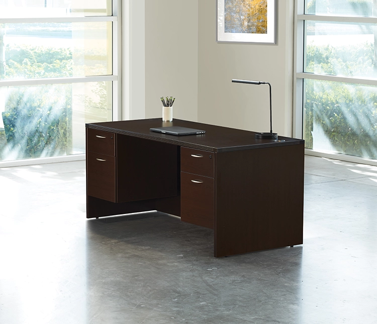 66in x 30in Double Hanging Pedestal Desk by WFB Designs