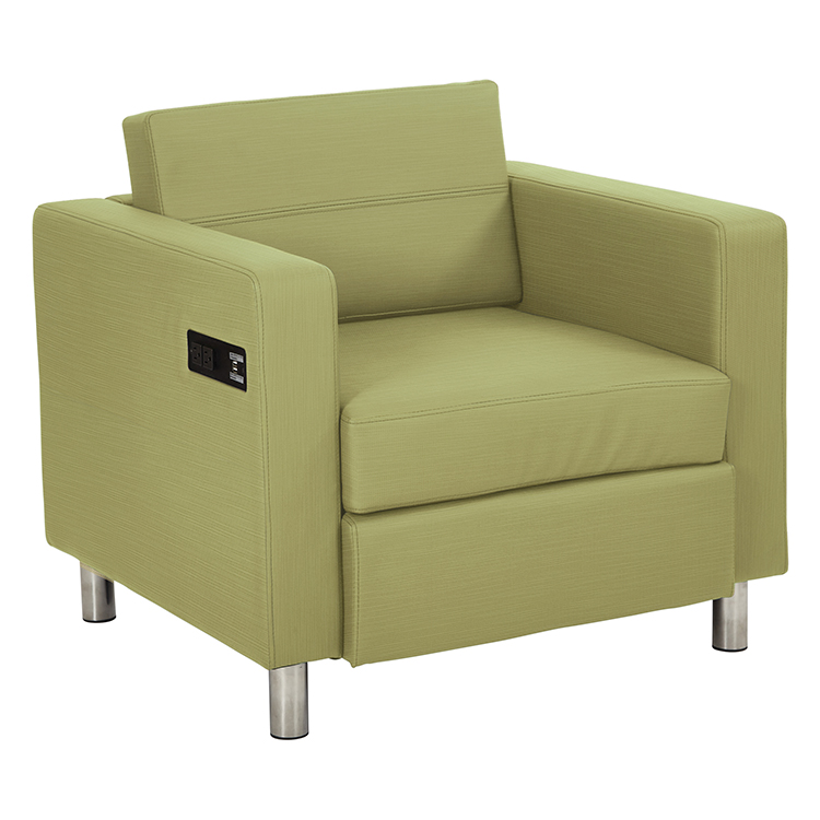 Arm Chair in Enhanced Fabrics with Power by WFB Designs