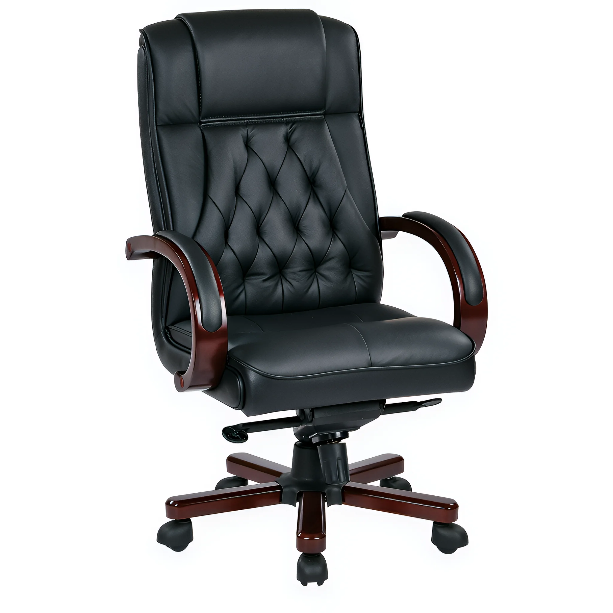 Leather Executive Chair with Integral Headrest by Office Star