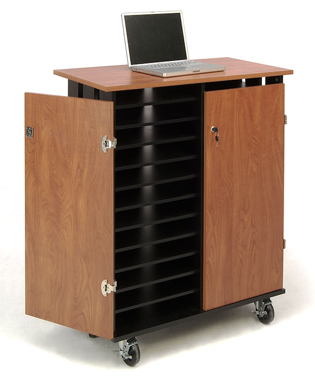 Laptop Charging and Storage Cart by Oklahoma Sound