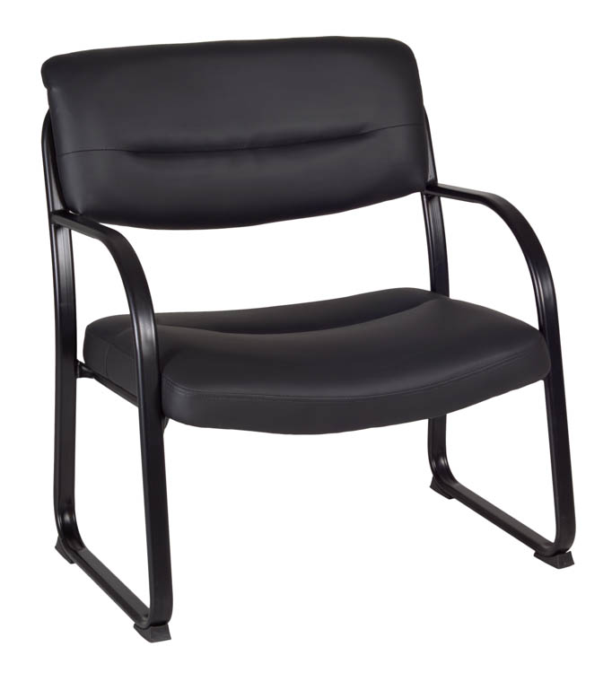 Crusoe Big &amp; Tall Side Chair- Black by Regency Furniture