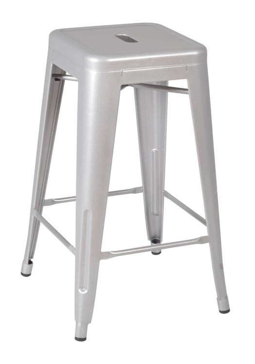 Rivet Stack Stool (36 pack)- Gray by Regency Furniture