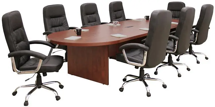 Modular Conference Table 12ft W x 52in D with 1 Power Data Grommet and Power Outlets by Regency Furniture