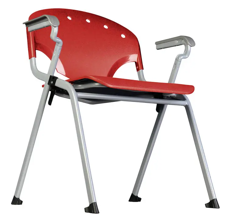 Regency Rico Plastic Classroom Training Stacking Chair, Red, 4/Pack (306-RD-4PK) | Quill