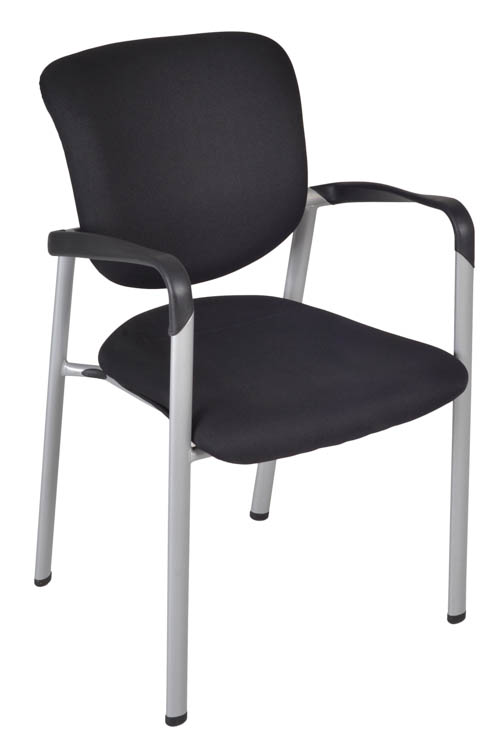 Ultimate Side Chair with Arms- Black by Regency Furniture