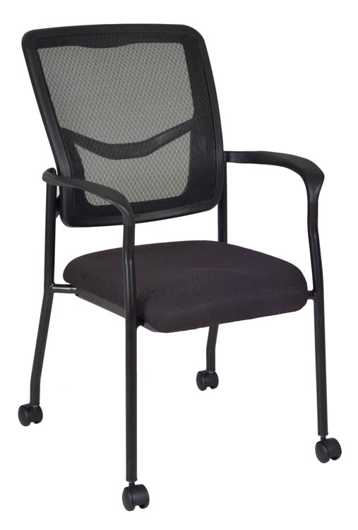 Kiera Side Chair with Casters- BlackÂ Â Â Â Â  by Regency Furniture