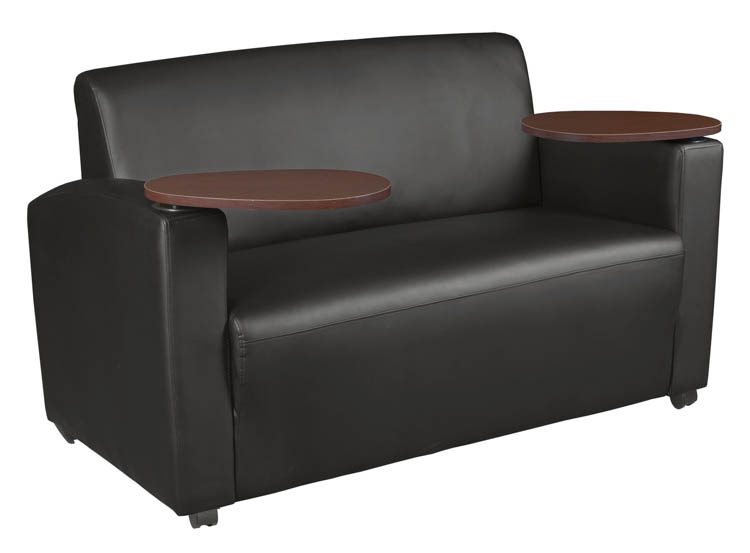 Tablet Arm Loveseat by Regency Furniture