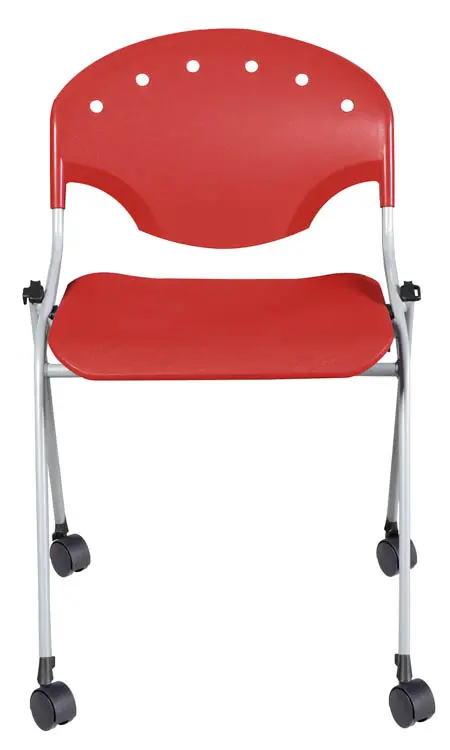 Regency Rico Plastic Classroom Training Stacking Chair, Red, 4/Pack (K305-RD-4PK) | Quill