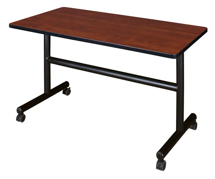 Flip-Top Nesting Training Table 48in W x 24in D x 29in H by Regency Furniture