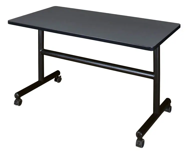 Flip-Top Nesting Training Table 48in W x 24in D x 29in H by Regency Furniture