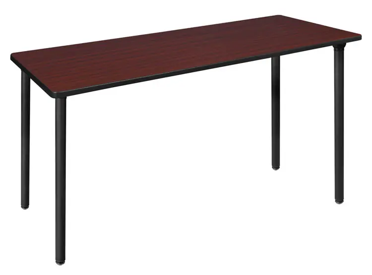 Folding Seminar Table 66in W x 24in D with Post-Legs by Regency Furniture