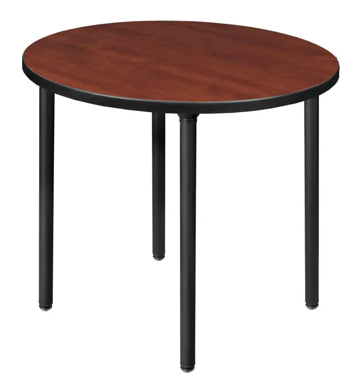 Round Breakroom Table 30in Round with Post-Legs by Regency Furniture