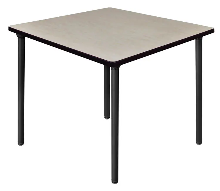 Breakroom Table 42in Square with Post-Legs by Regency Furniture