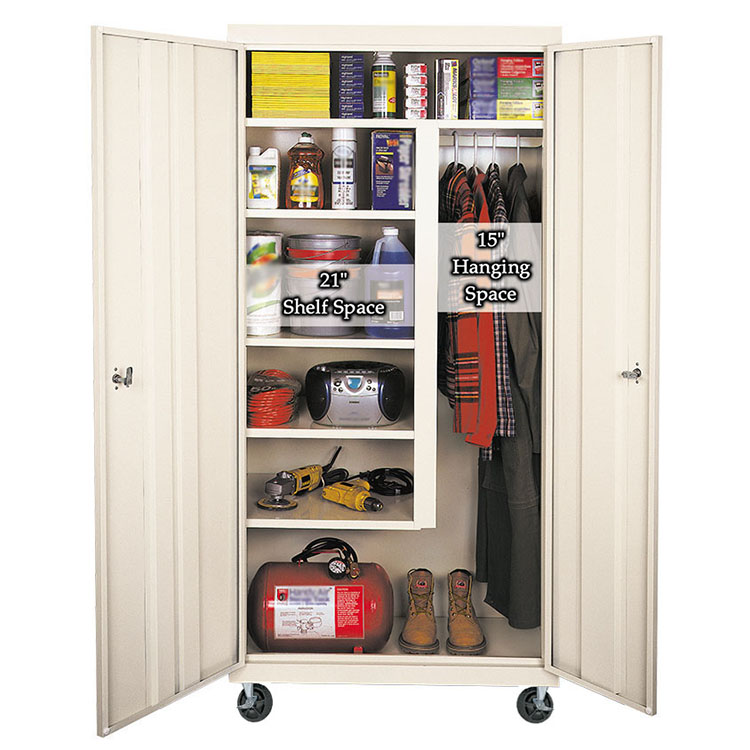 36in x 18in x 66in Mobile Combination Cabinet by Steel Cabinets USA