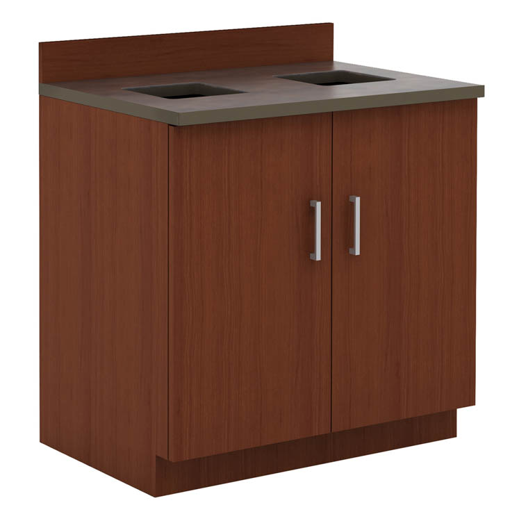 Hospitality Base Cabinet, Waste Receptacle by Safco Office Furniture