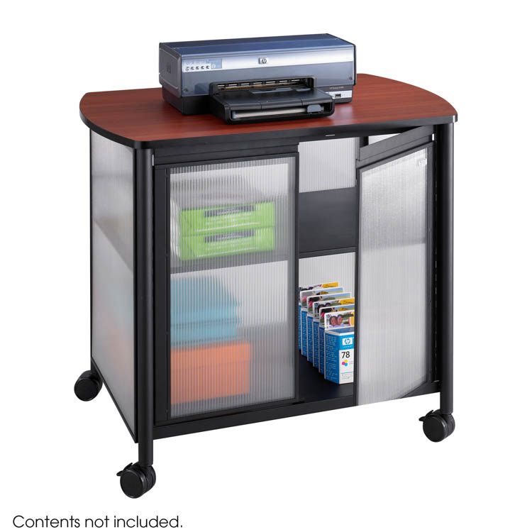 Deluxe Mobile Machine Stand with Doors by Safco Office Furniture