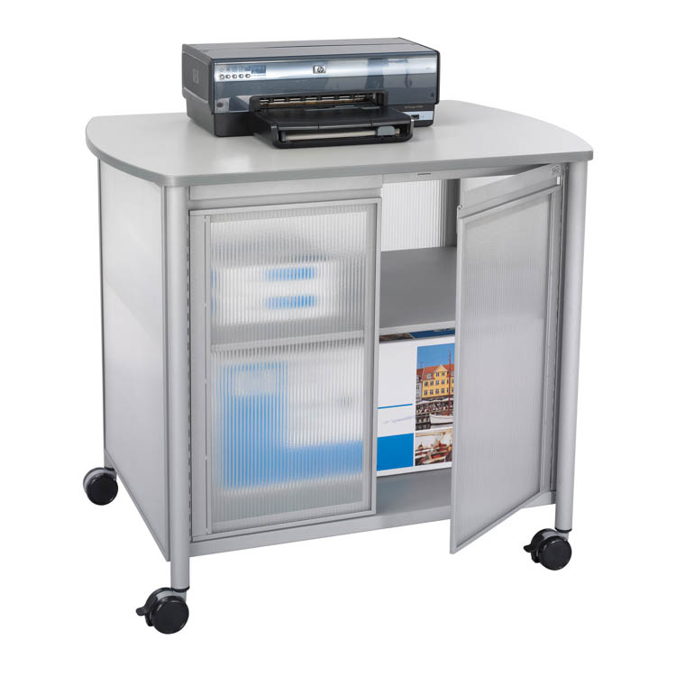 Deluxe Mobile Machine Stand with Doors by Safco Office Furniture