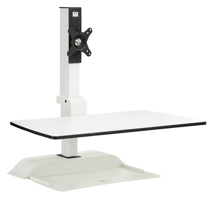 SoarÃ¢Â„Â¢ Electric Desktop Sit/Stand Ã¢Â€Â“ Single Monitor Arm by Safco Office Furniture