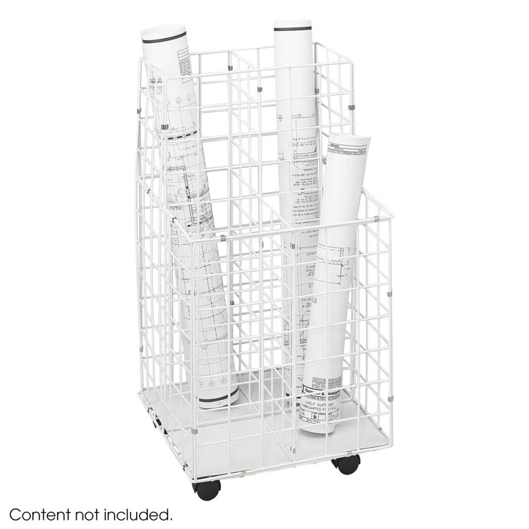 Wire Roll File, 4 Compartment by Safco Office Furniture