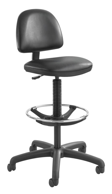 Precision Vinyl Extended-Height Chair with Footring by Safco Office Furniture
