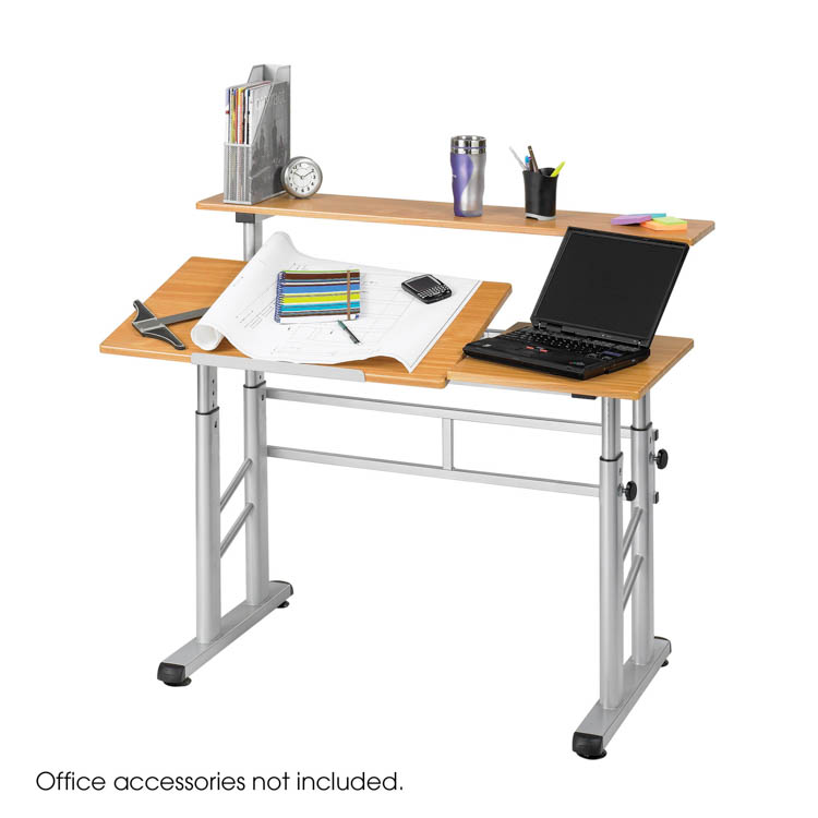 Height-Adjustable Split Level Drafting Table by Safco Office Furniture
