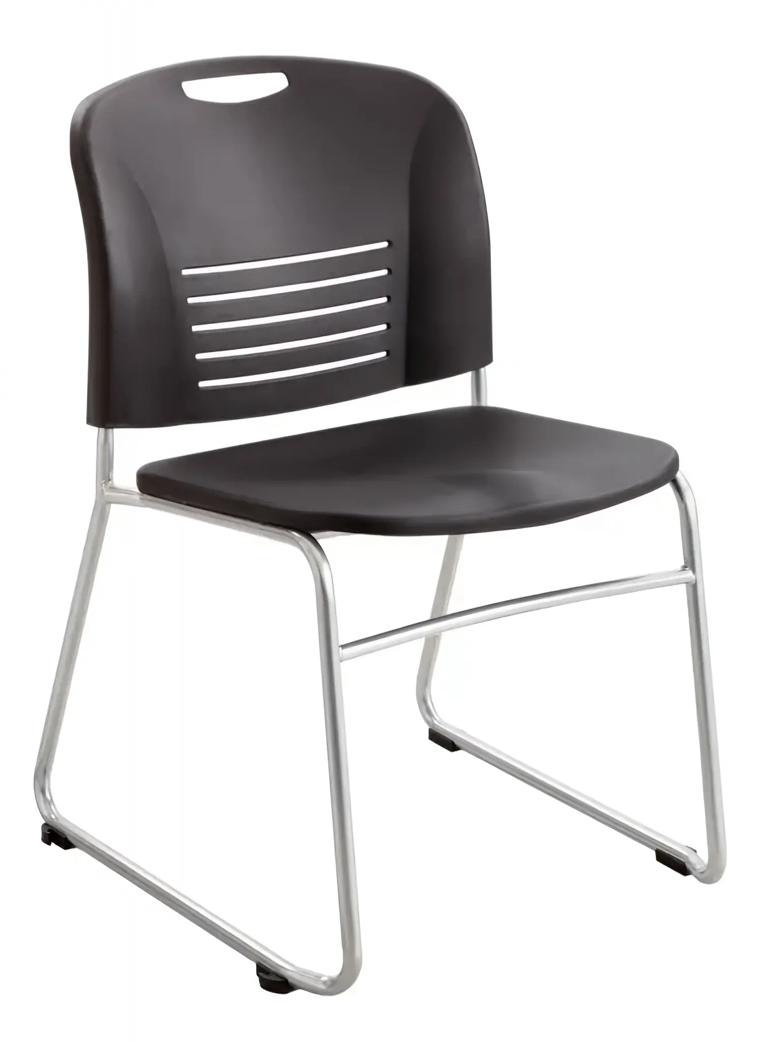 Stack Chair with Sled Base and 350 lb Capacity Set of 2 by Safco Office Furniture
