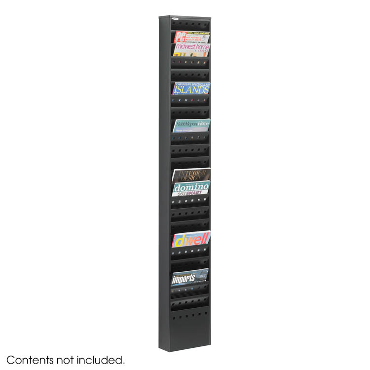 23-Pocket Steel Magazine Rack by Safco Office Furniture