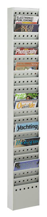 23-Pocket Steel Magazine Rack by Safco Office Furniture