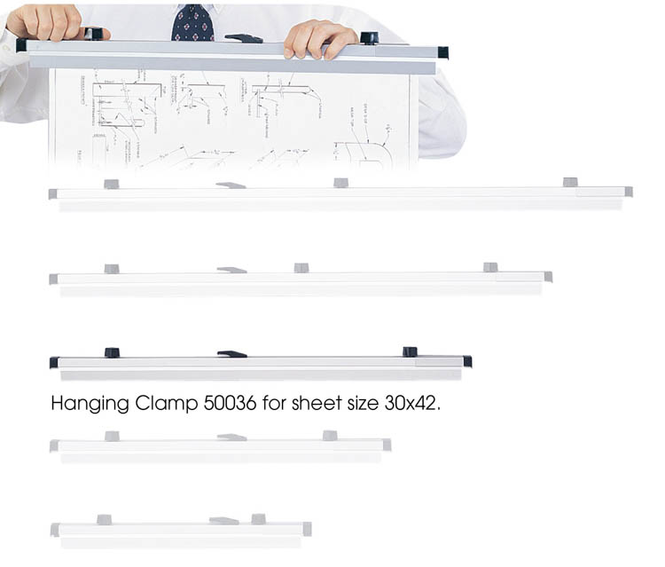 30in Hanging Clamps for 30in x 42in Sheets by Safco Office Furniture