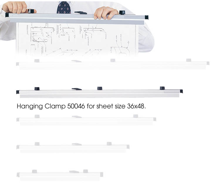 36in Hanging Clamps for 36in x 48in Sheets by Safco Office Furniture