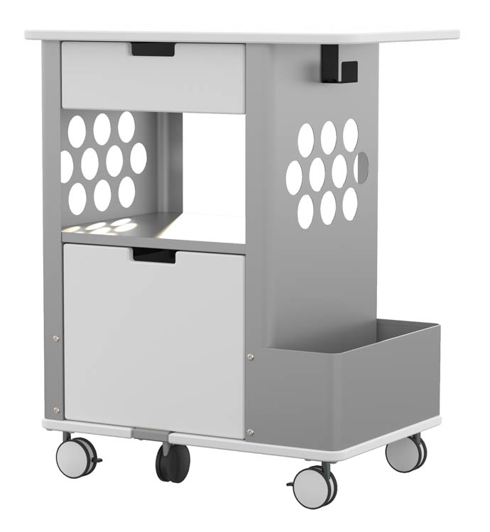 FocalÃ¢Â„Â¢ Rolling Storage Cart by Safco Office Furniture