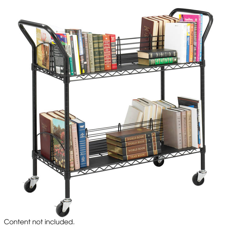 Wire Book Cart by Safco Office Furniture