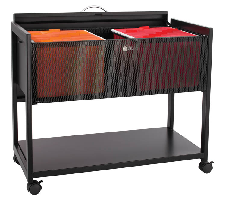 Steel Mobile File w/Locking Top by Safco Office Furniture