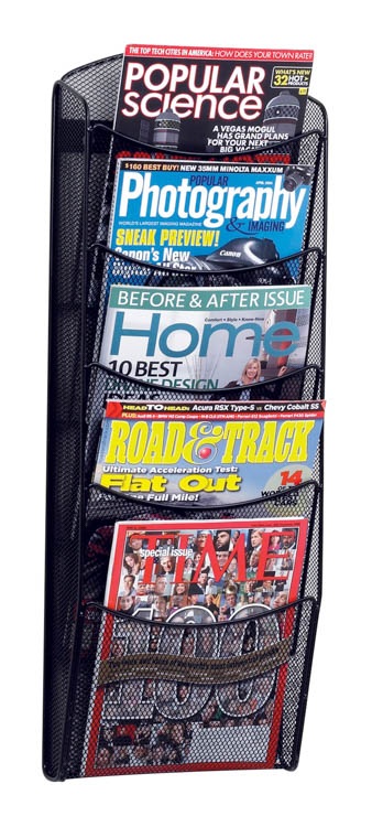 5-Pocket OnyxÃ¢Â„Â¢ Magazine Rack by Safco Office Furniture