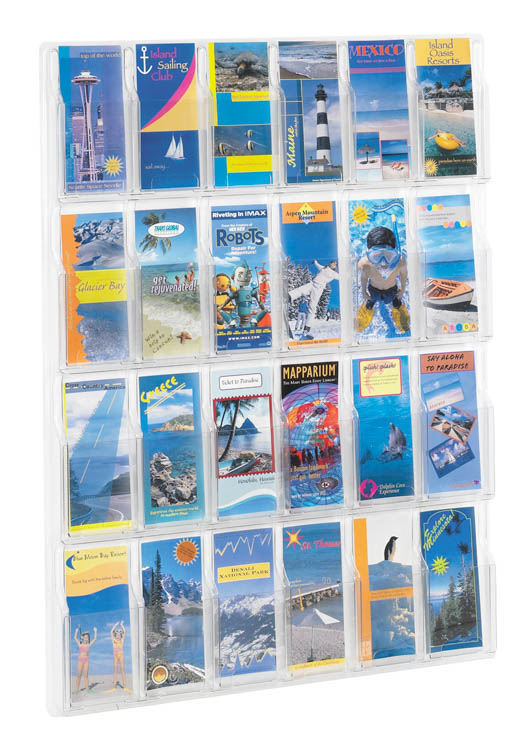 24 Pamphlet Display by Safco Office Furniture