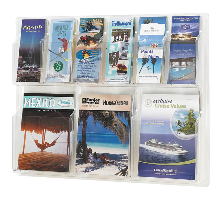 3 Magazine and 6 Pamphlet Display by Safco Office Furniture