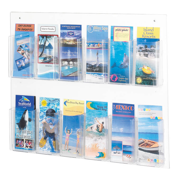 12 Pamphlet Display by Safco Office Furniture