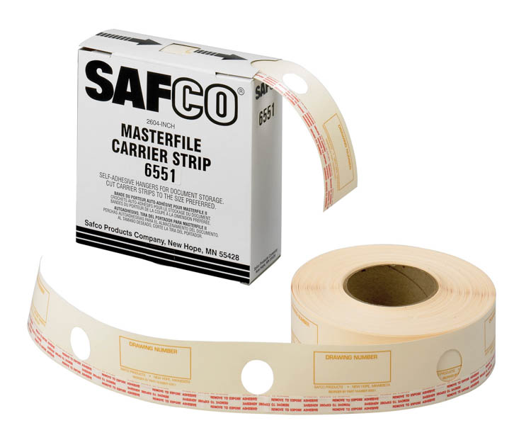 Film Laminate Carrier Strips for MasterFile 2 by Safco Office Furniture
