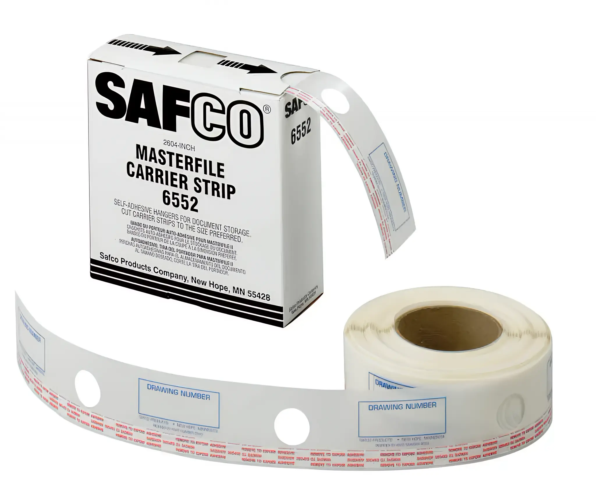 Polyester Carrier Strips 2in for Masterfile 2 by Safco Office Furniture