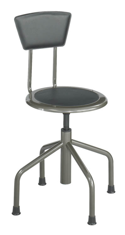 Diesel Low Base Stool with Back by Safco Office Furniture