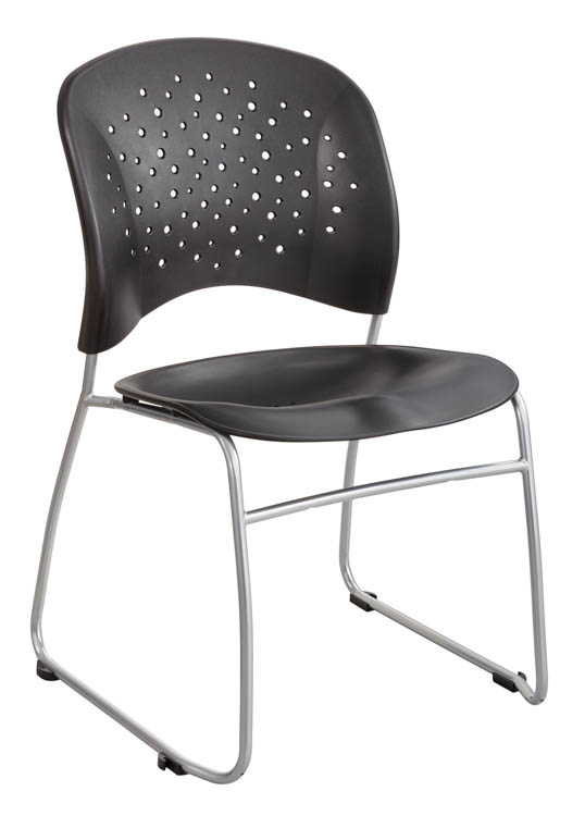 Guest Chair Sled Base Round Back (Qty. 2) by Safco Office Furniture